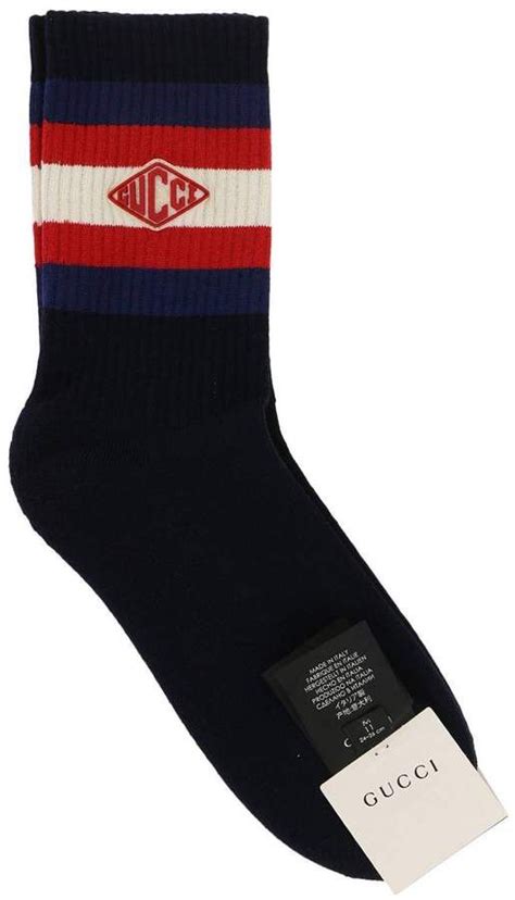 gucci over the calf mens socks|Gucci socks men's cheap.